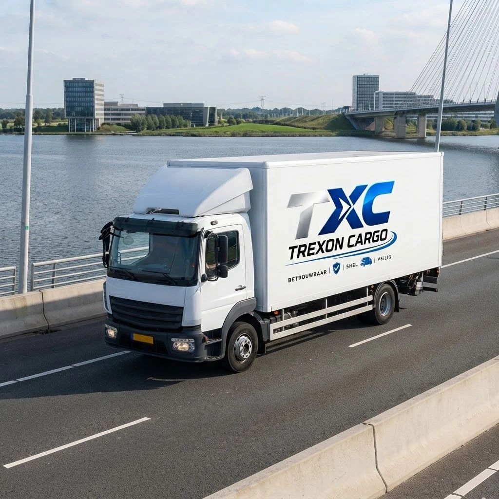 Trexon Cargo bakwagen bij de stad
