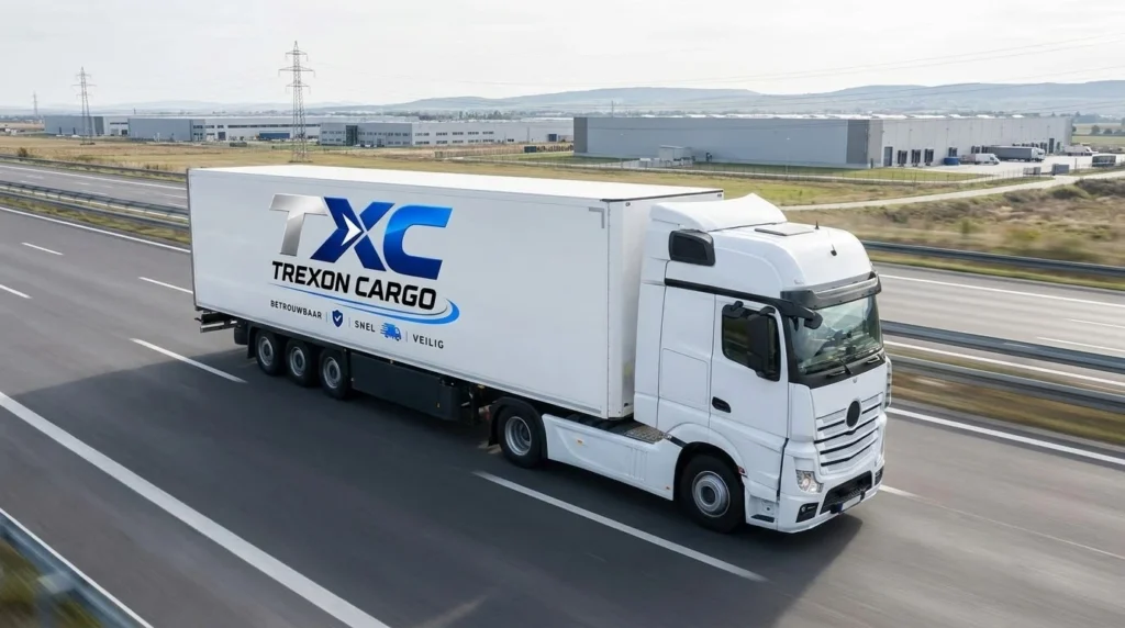 Trexon Cargo trekker op de snelweg
