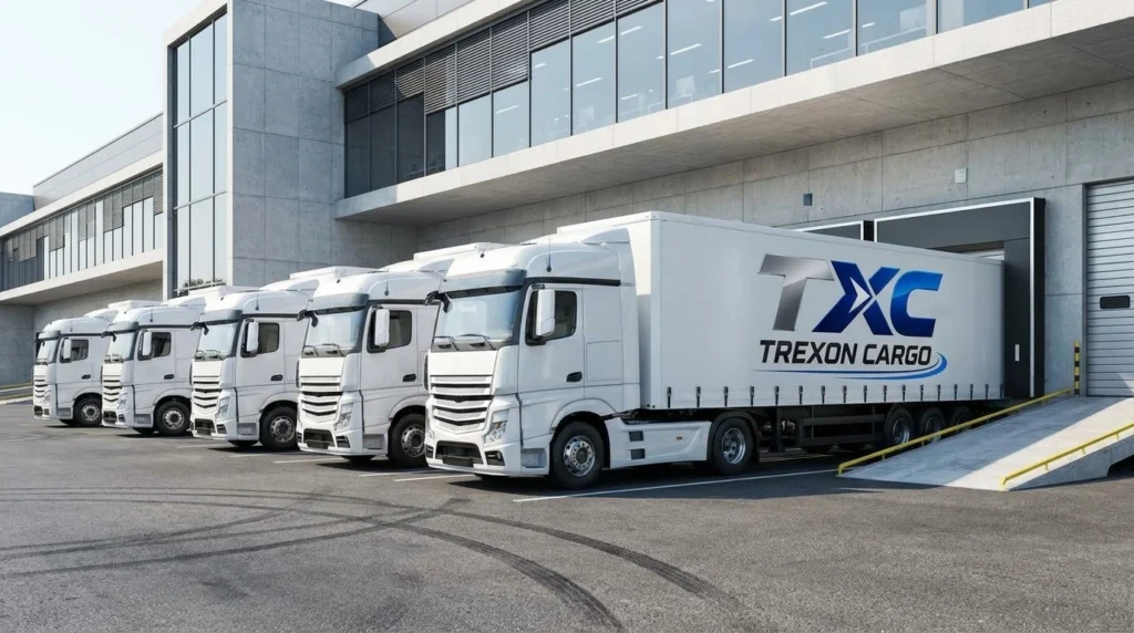 Trexon Cargo onderweg door de Nederlandse polder